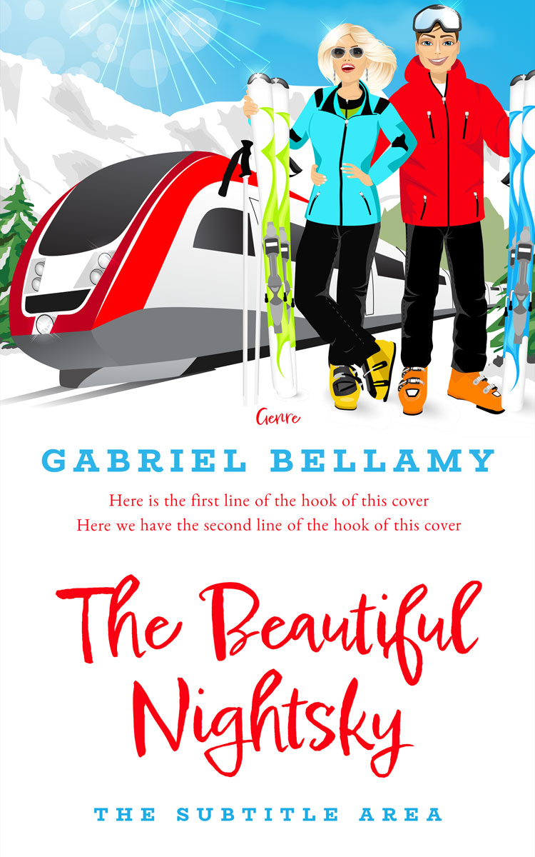 2D view of Premade Chick Lit Book Cover - Tiara