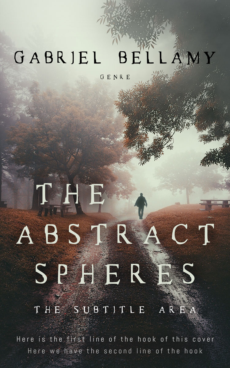 2D view of Premade Mystery & Thriller & Suspense Book Cover - Merlin