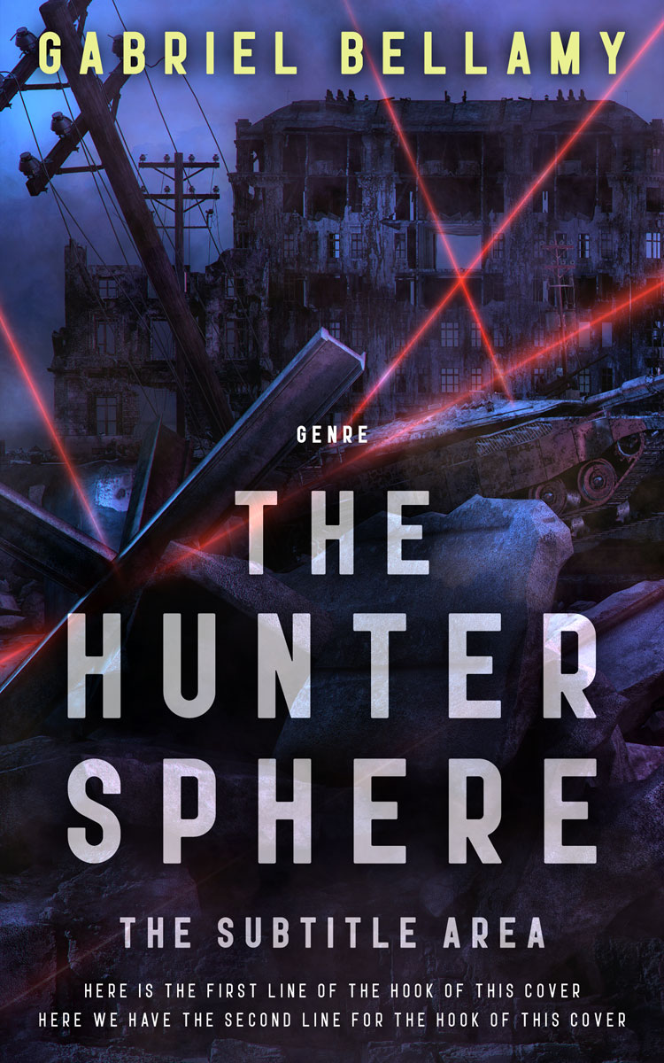 2D view of Premade Apocalyptica Book Cover - Bastille