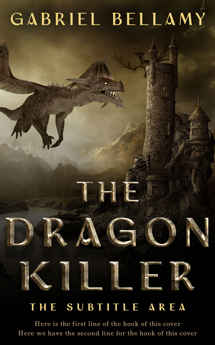 2D view of Oil #26197 - Premade Fantasy Book Cover