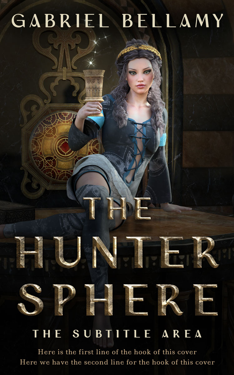 2D view of Zeus #26199 - Premade Fantasy Book Cover