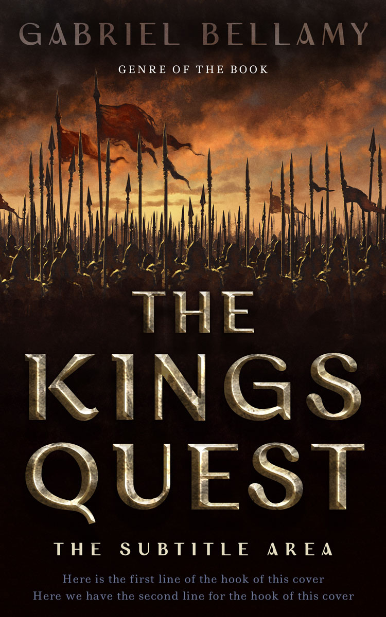 2D view of Night Rider #26207 - Premade Historical Book Cover