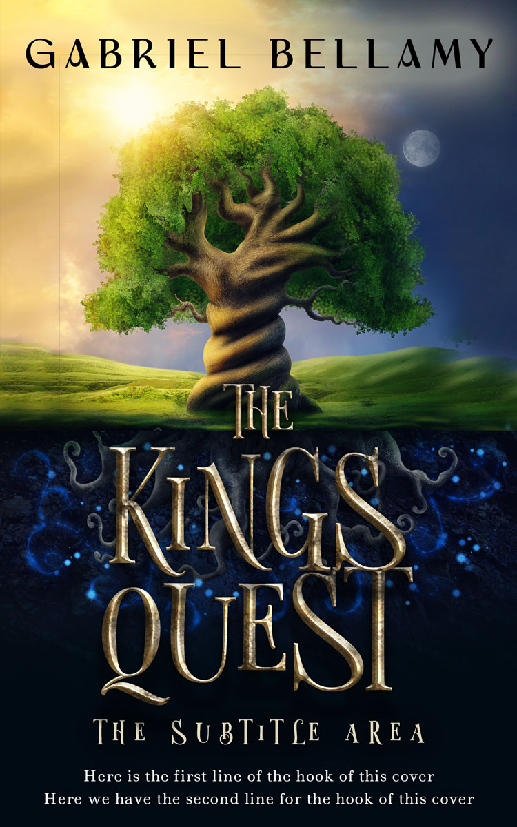 2D view of Premade Children's Book Cover - Brandy