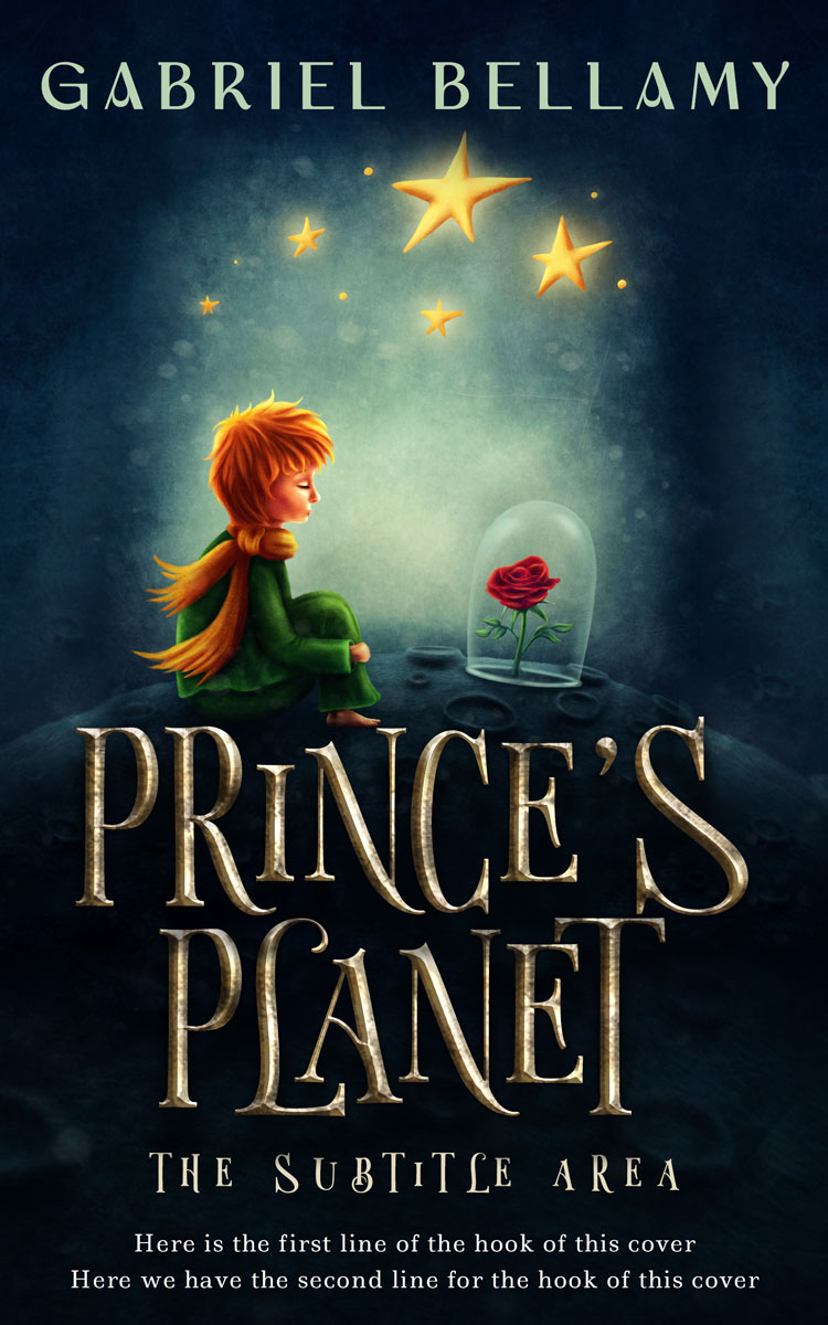 2D view of Premade Teen & Young Adult Book Cover - Firefly