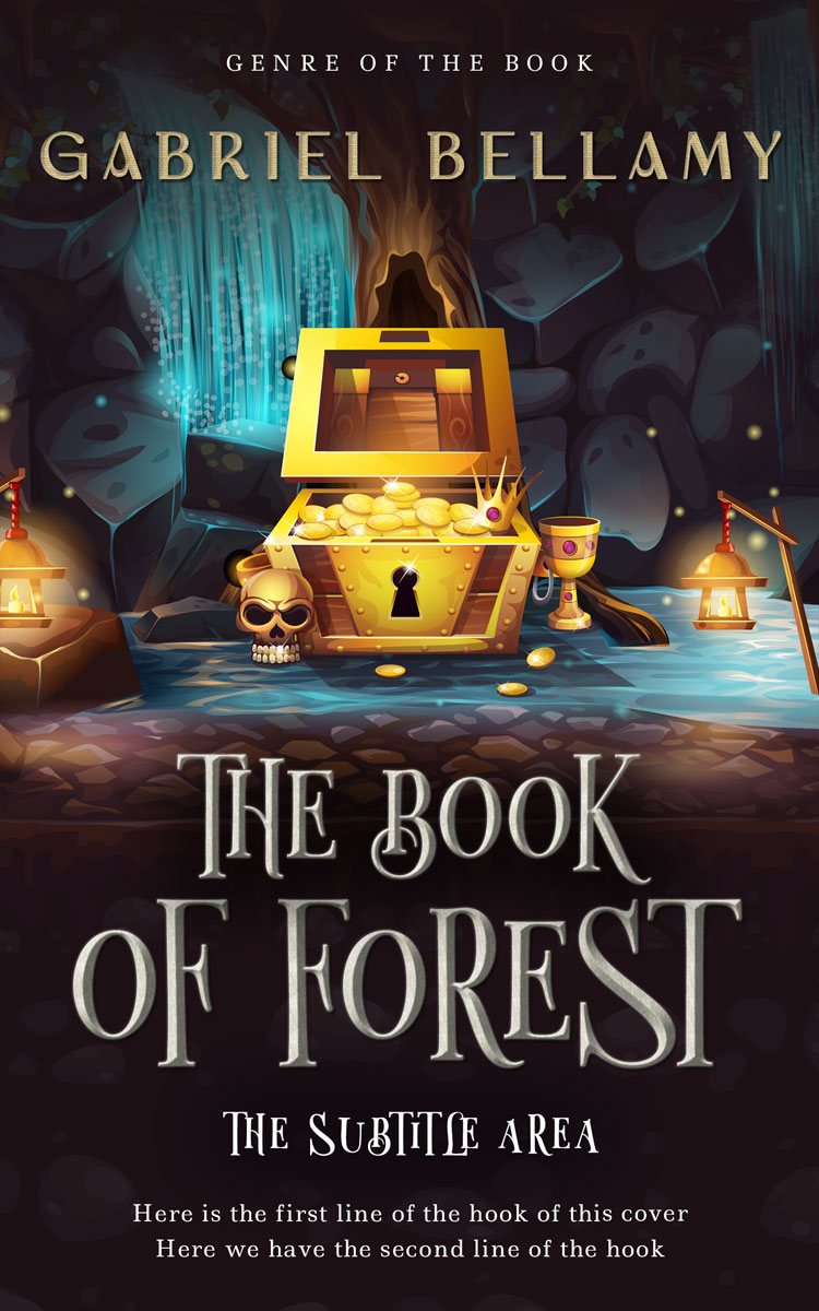 2D view of Thunder #26233 - Premade Fantasy Book Cover | BookCoverZone