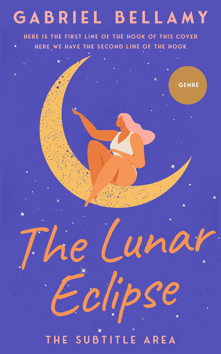 2D view of Blue Violet #26245 - Premade Chick Lit Book Cover