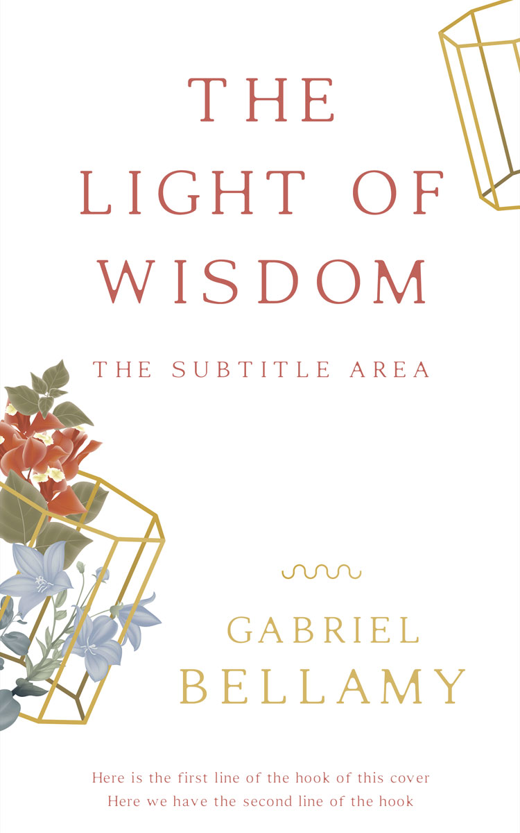 2D view of Premade Abstract Book Cover - Westar