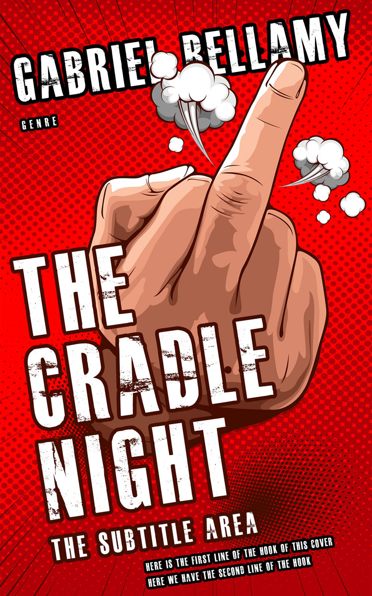 2D view of Thunderbird #26268 - Premade Abstract Book Cover