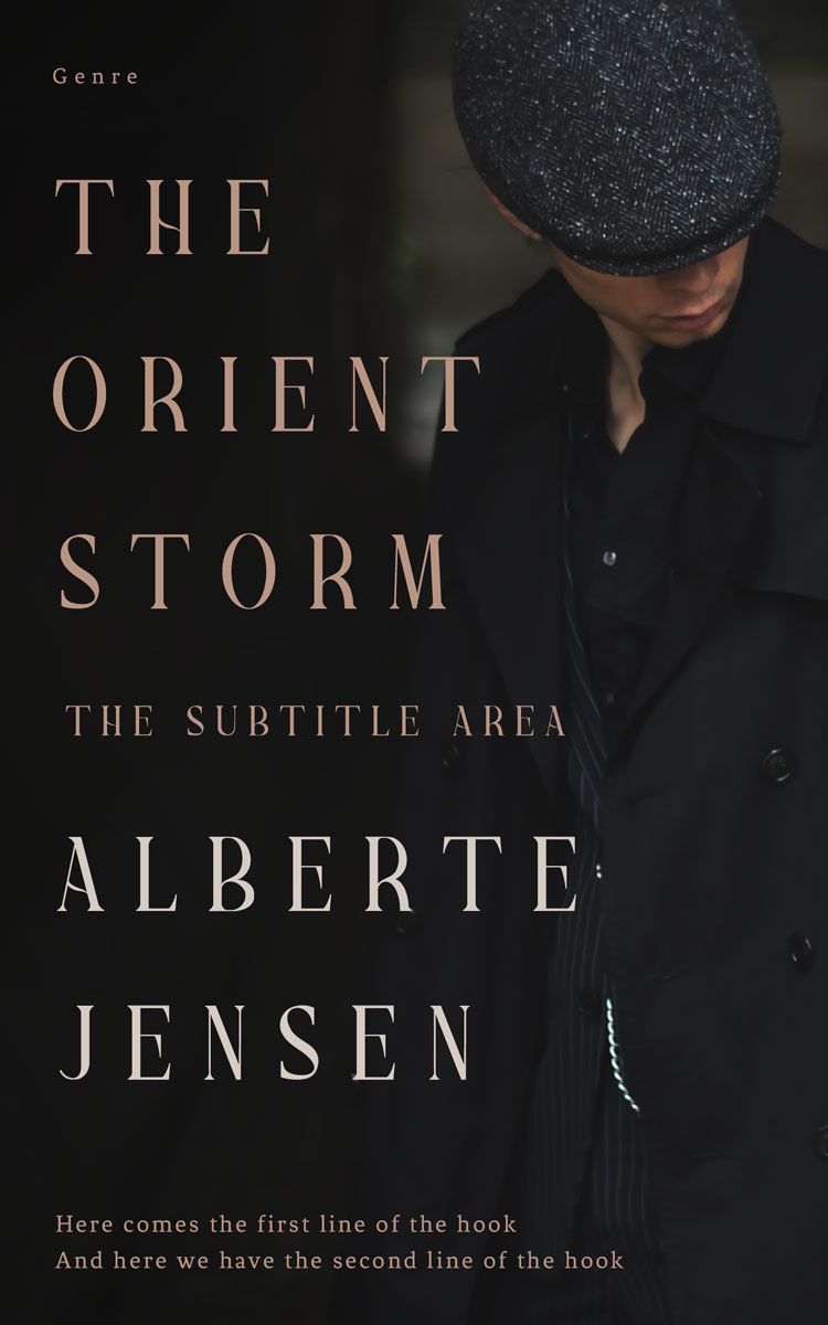 2D view of Cod Gray #26332 - Premade Mystery & Thriller & Suspense Book Cover