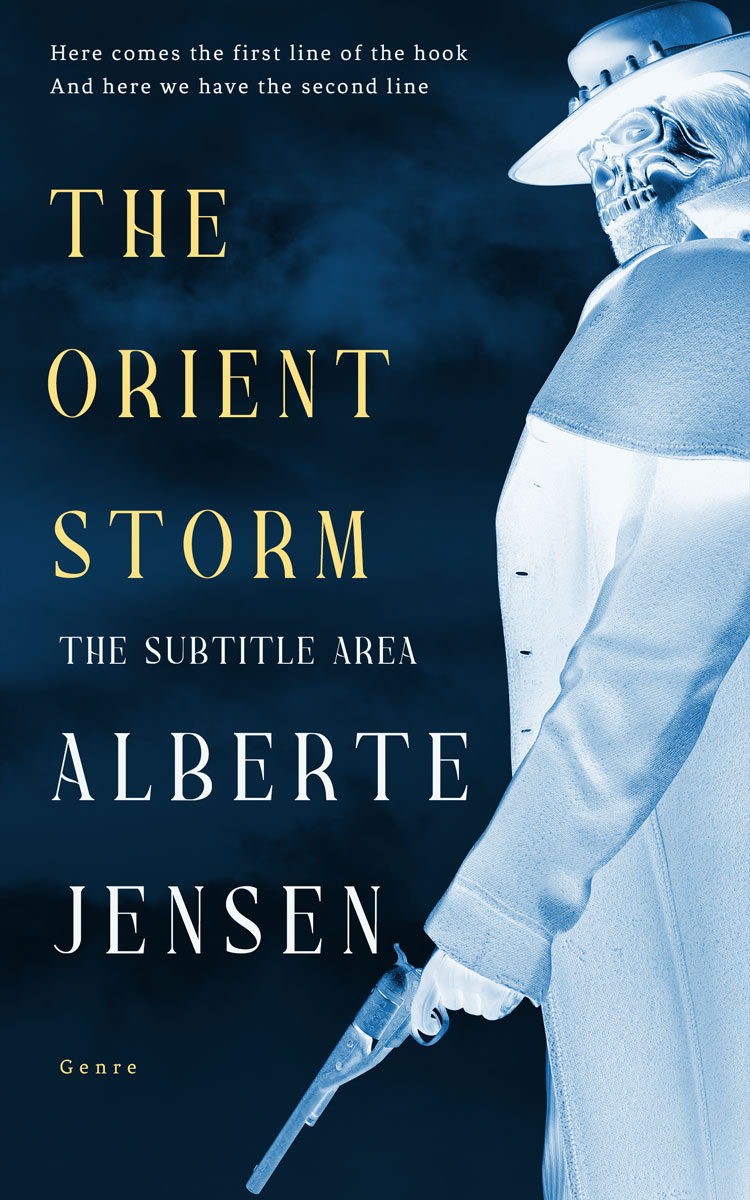 2D view of Black Pearl #26333 - Premade Horror Book Cover