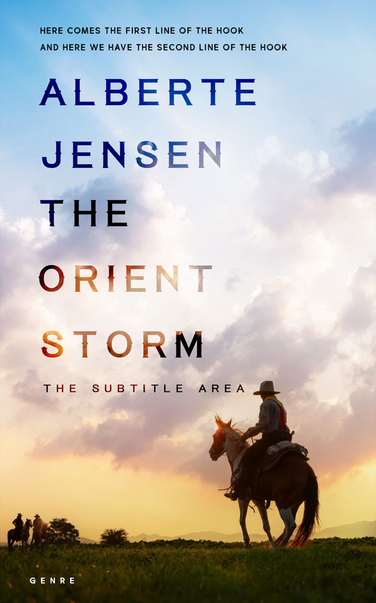 2D view of Premade Western Book Cover - Westar