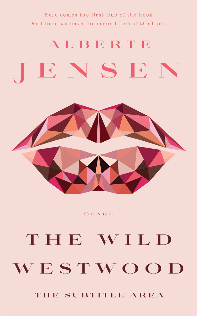 2D view of Almond #26346 - Premade Chick Lit Book Cover