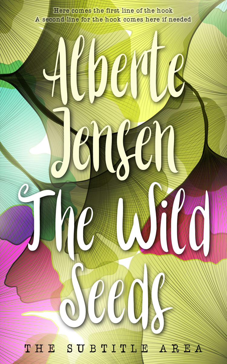 2D view of Gimblet #26381 - Premade Abstract Book Cover