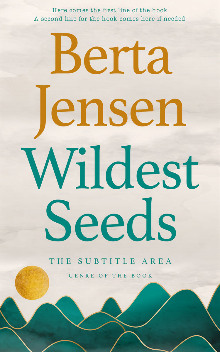 2D view of Premade Nature Book Cover - Pearl Bush