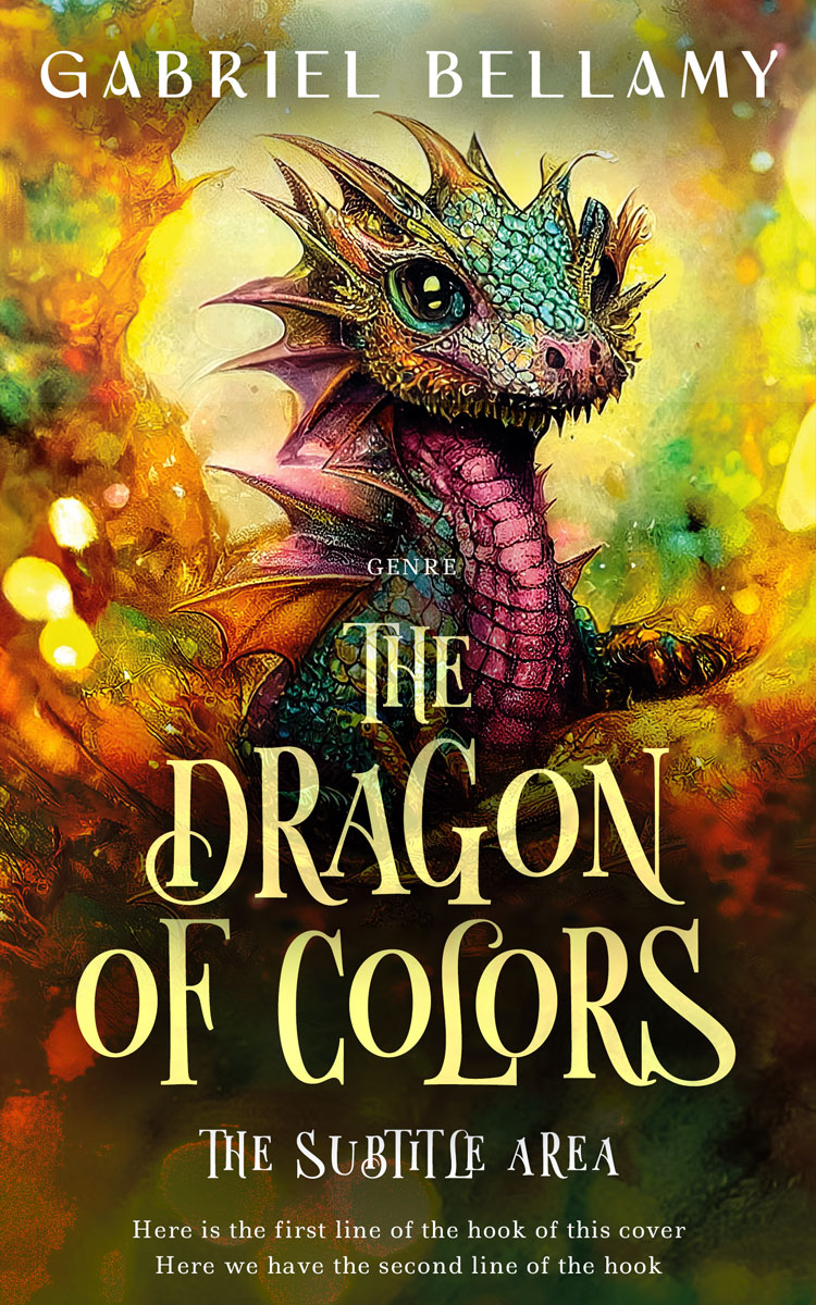 2D view of Woodrush #26397 - Premade Fantasy Book Cover