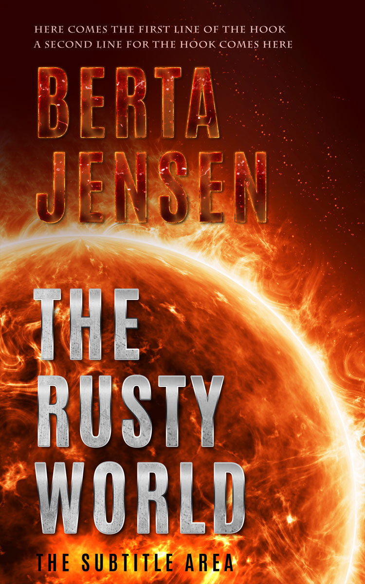 2D view of Kenyan Copper #26408 - Premade Apocalyptica Book Cover | BookCoverZone