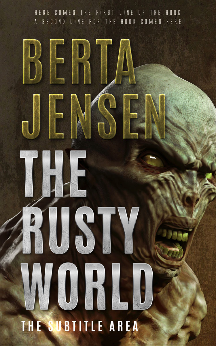 2D view of Bistre #26415 - Premade Science Fiction Book Cover