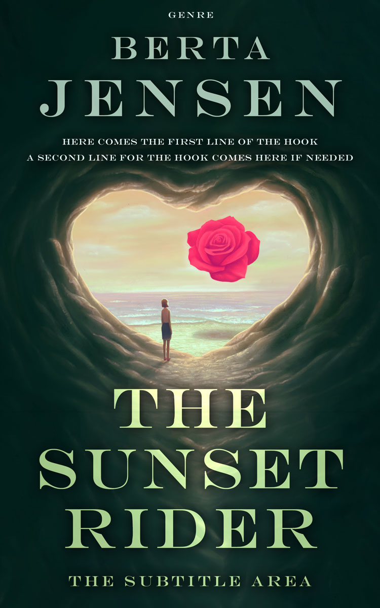 2D view of Coral Reef #26455 - Premade Poetry Book Cover