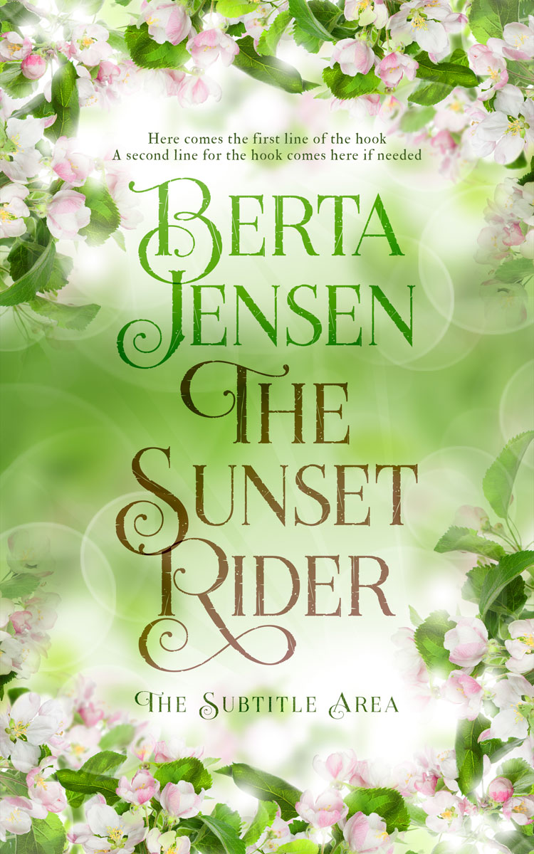 2D view of Premade Abstract Book Cover - Tana