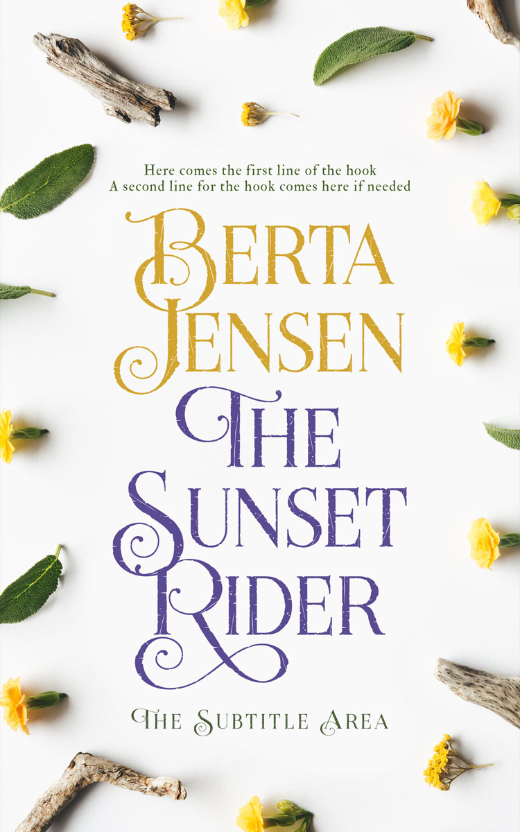 2D view of Wild Sand #26464 - Premade Nature Book Cover