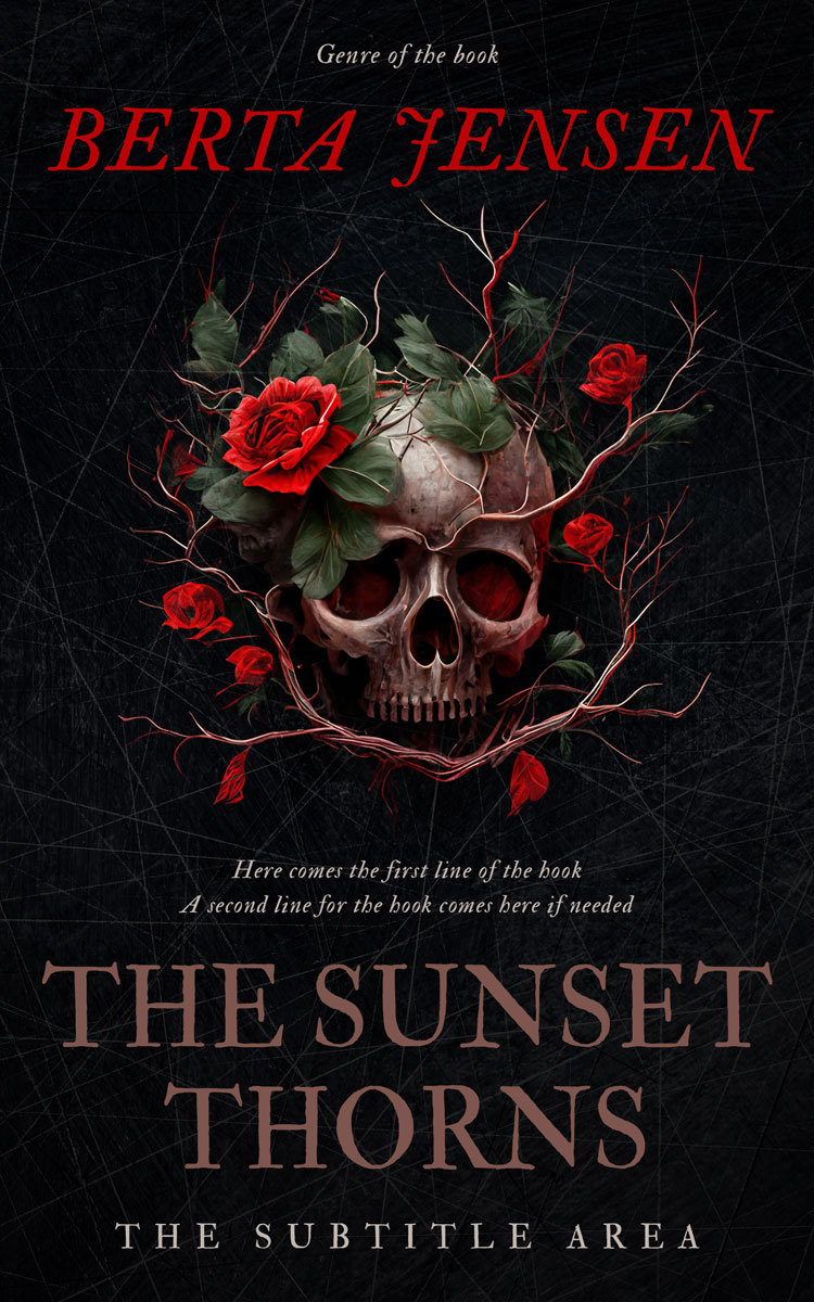 2D view of Woodsmoke #26472 - Premade Horror Book Cover