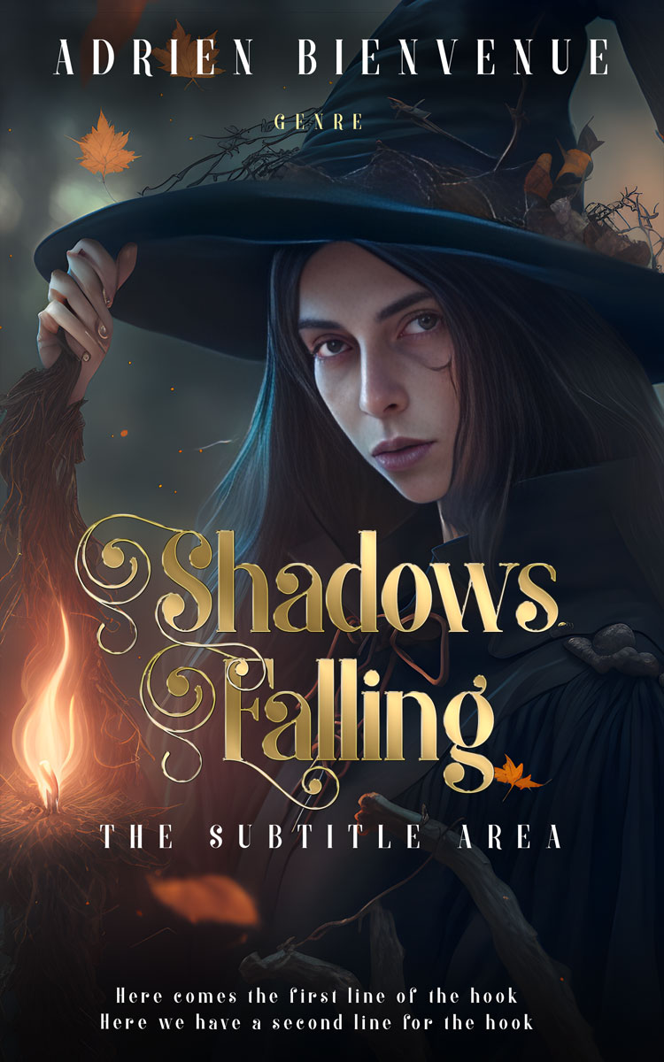 2D view of Shark #26487 - Premade Fantasy Book Cover