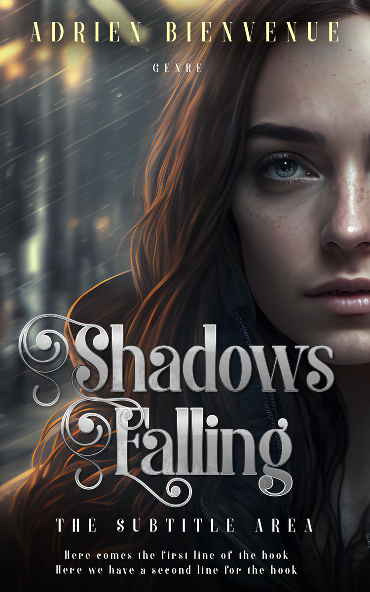 2D view of Thunder #26489 - Premade Teen & Young Adult Book Cover