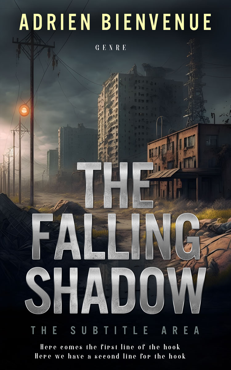 2D view of Shark #26490 - Premade Apocalyptica Book Cover