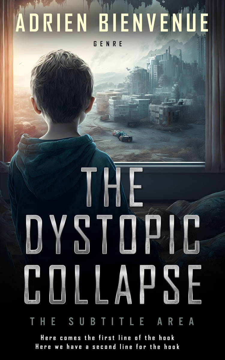 2D view of Ash #26491 - Premade Apocalyptica Book Cover