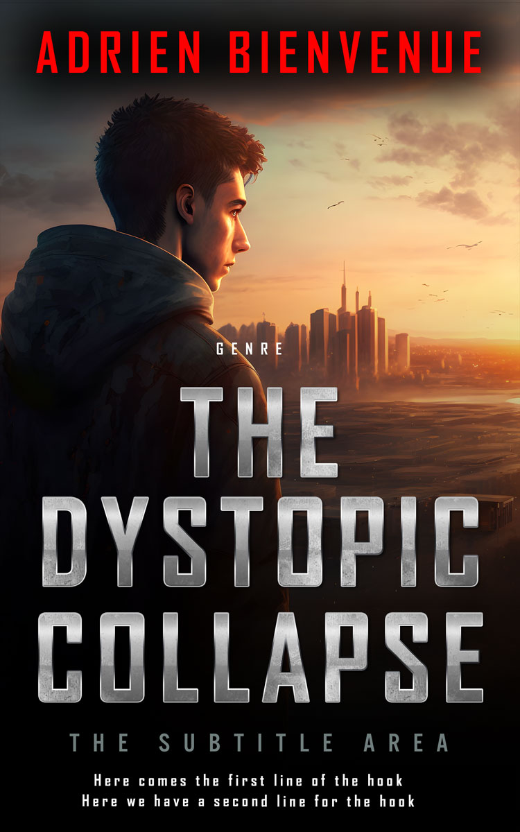 2D view of Premade Mystery & Thriller & Suspense Book Cover - Cocoa Brown