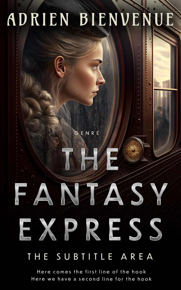 2D view of Gondola #26499 - Premade Mystery & Thriller & Suspense Book Cover