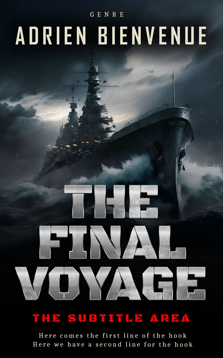 2D view of Premade Historical Book Cover - Woodsmoke