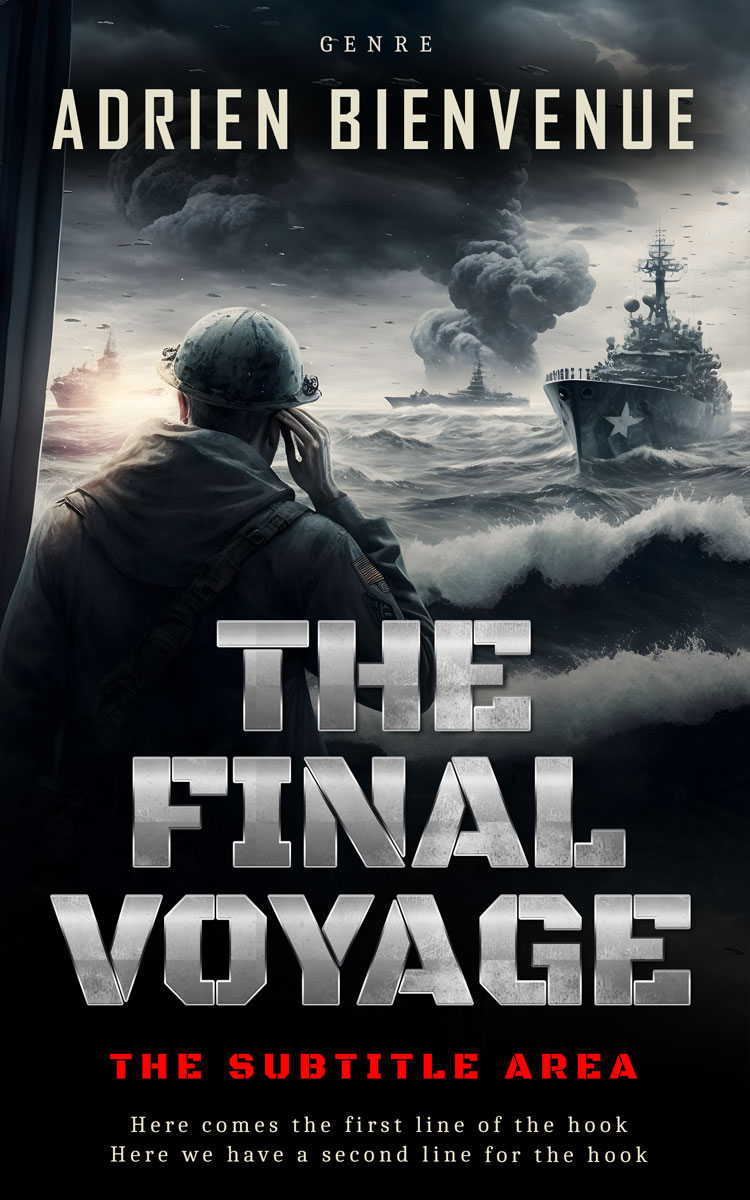 2D view of Premade Historical Book Cover - Tide