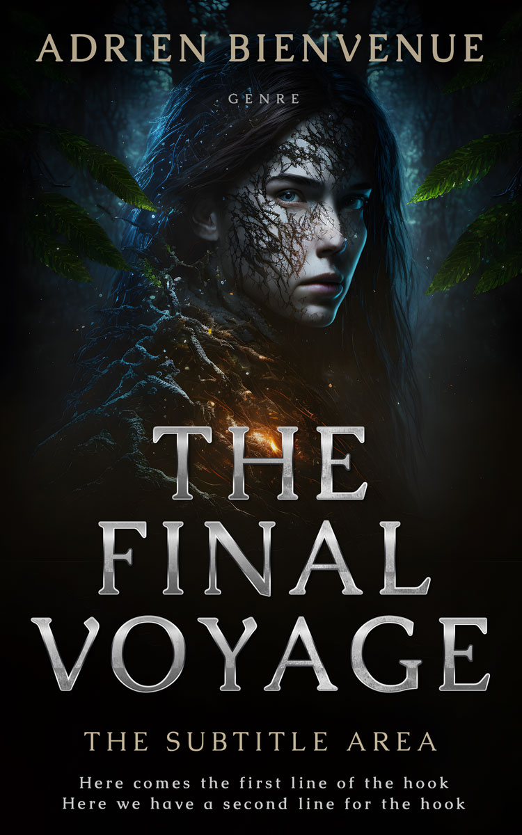 2D view of Woodsmoke #26512 - Premade Fantasy Book Cover