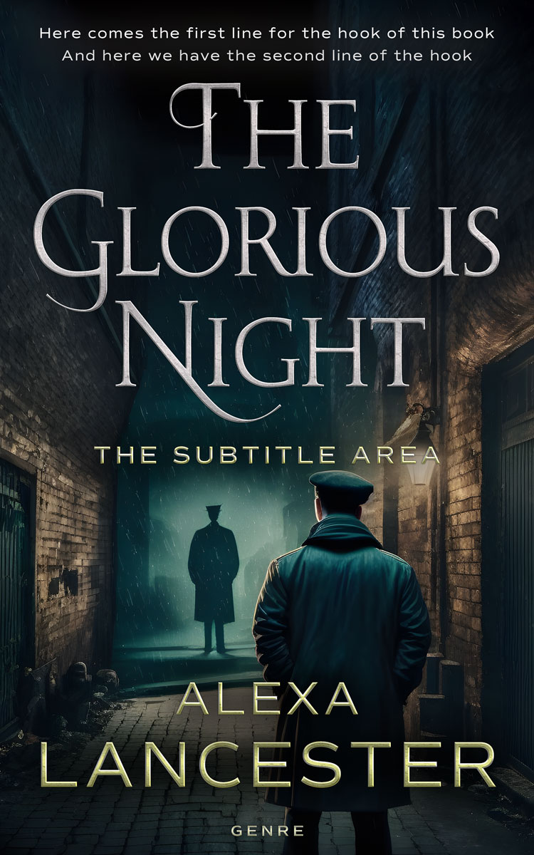 2D view of Premade Mystery & Thriller & Suspense Book Cover - Bunker