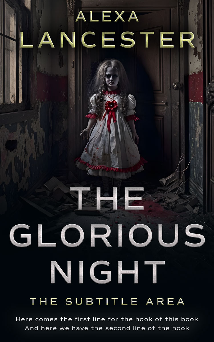 2D view of Premade Mystery & Thriller & Suspense Book Cover - Woodsmoke