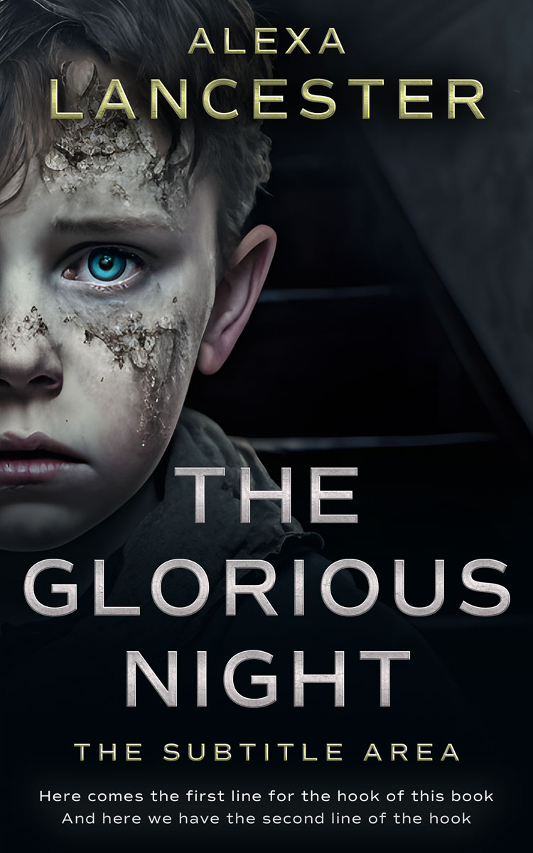 2D view of Premade Mystery & Thriller & Suspense Book Cover - Woodsmoke