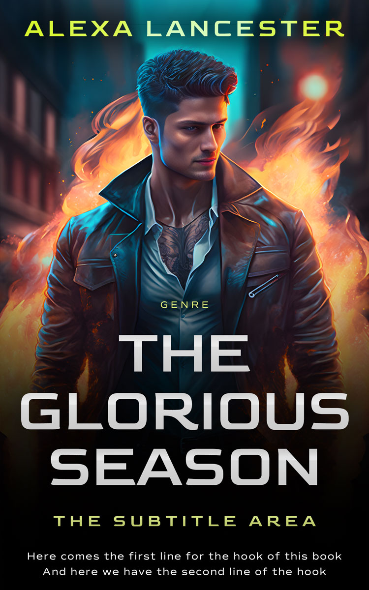 2D view of Tan #26576 - Premade Teen & Young Adult Book Cover