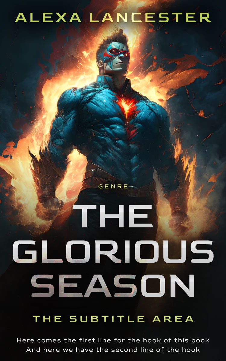 2D view of Tan #26577 - Premade Teen & Young Adult Book Cover