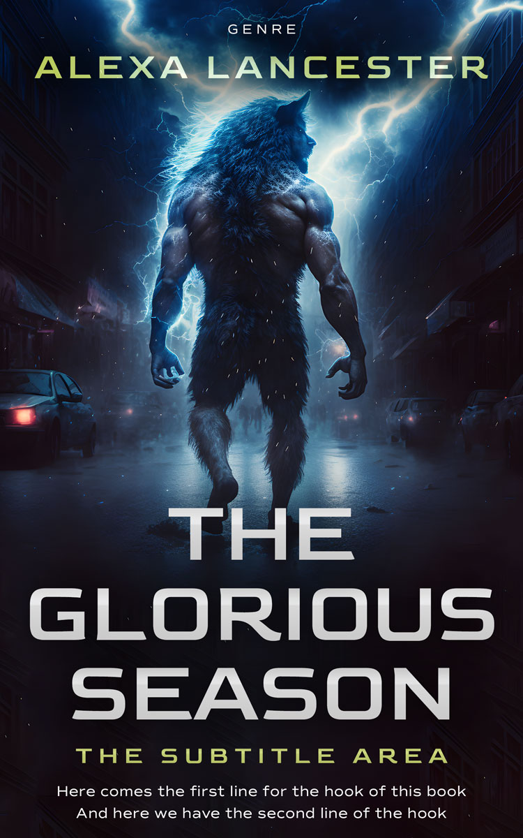 2D view of Cinder #26583 - Premade Horror Book Cover