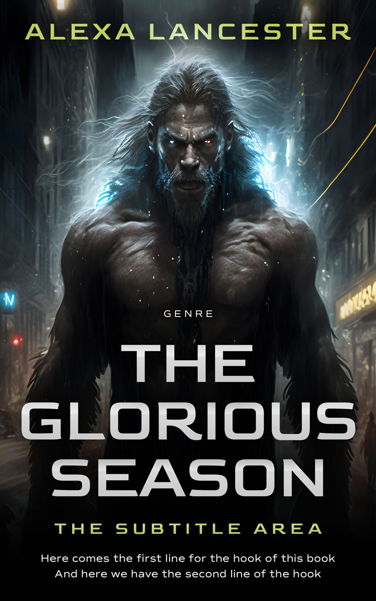 2D view of Woodsmoke #26587 - Premade Horror Book Cover