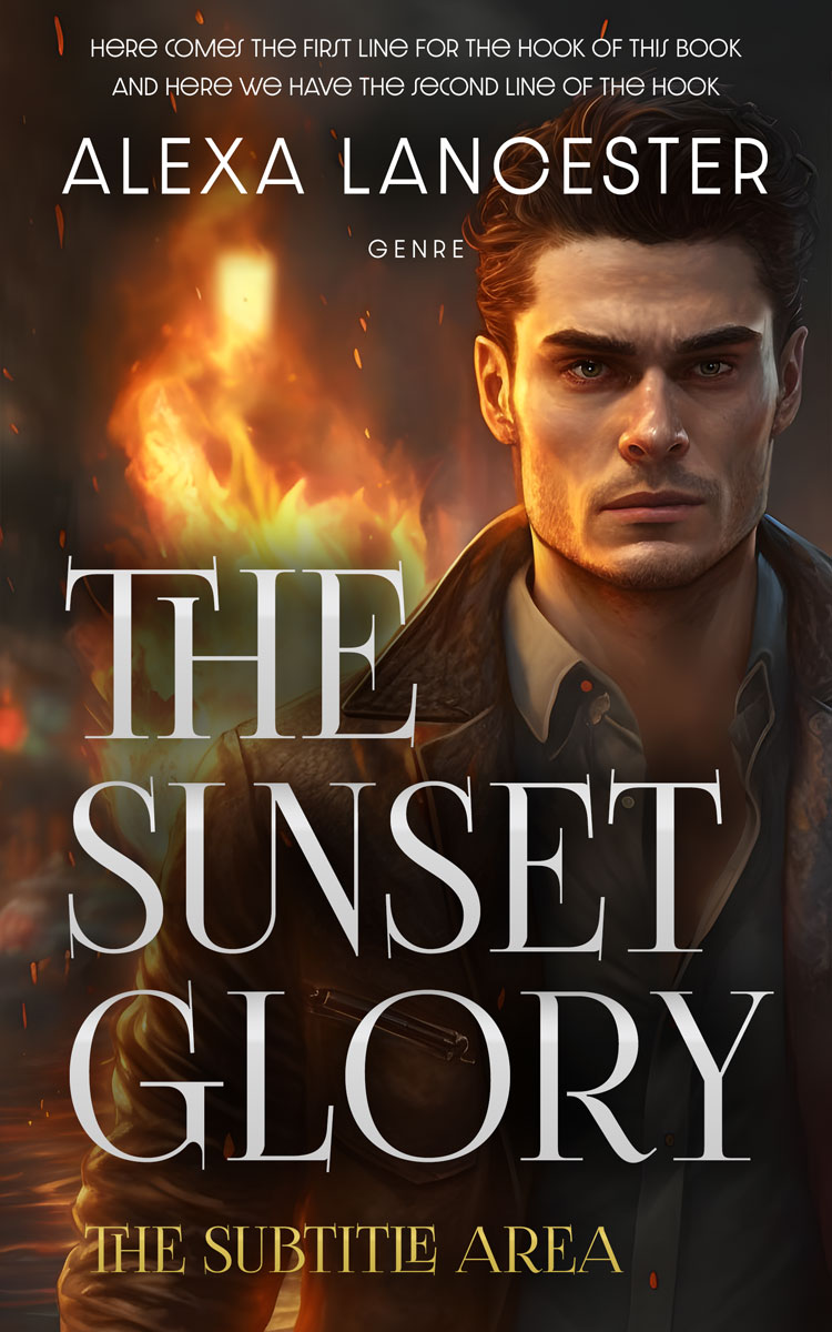 2D view of Oil #26592 - Premade Romance Book Cover