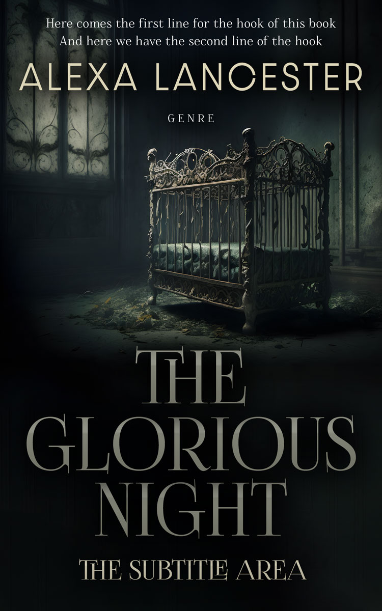 2D view of Premade Mystery & Thriller & Suspense Book Cover - Woodsmoke