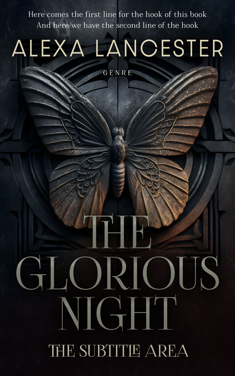 2D view of Woodsmoke #26601 - Premade Horror Book Cover