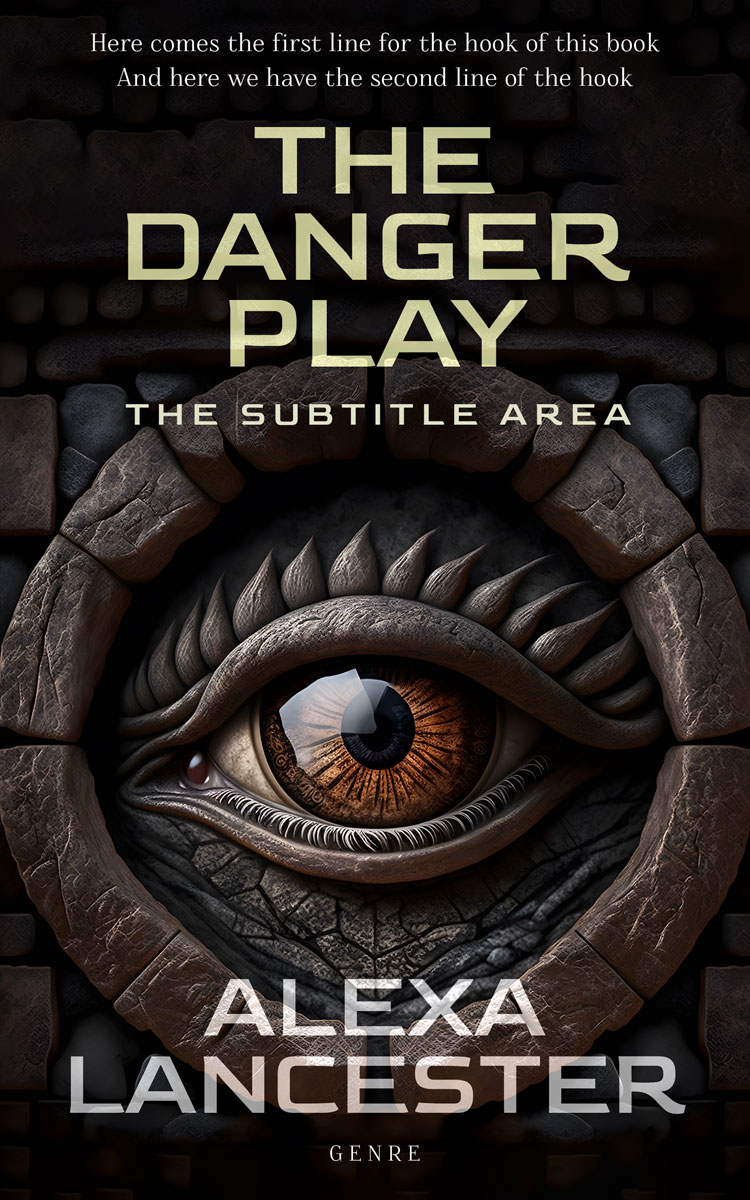 2D view of Cocoa Brown #26605 - Premade Fantasy Book Cover