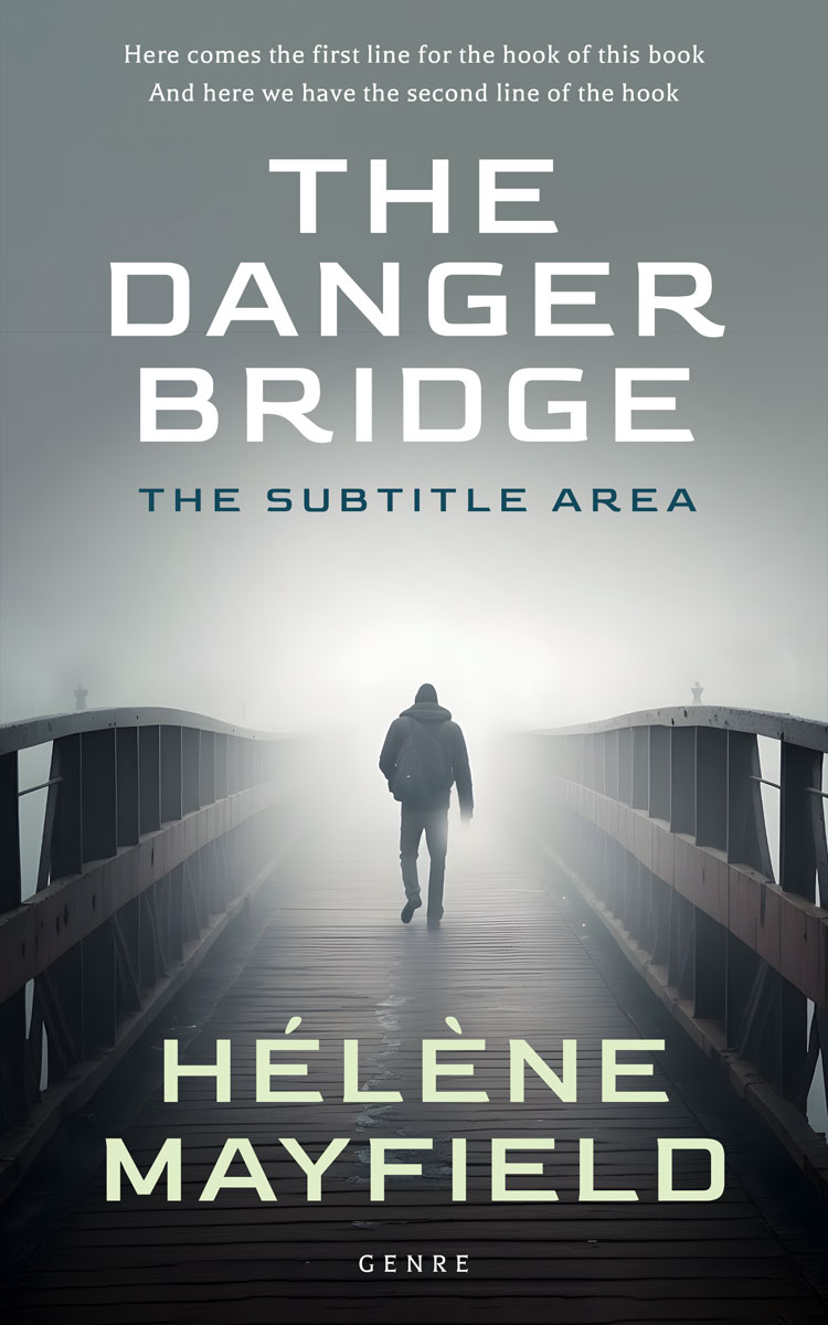 2D view of Premade Mystery & Thriller & Suspense Book Cover - Gunsmoke