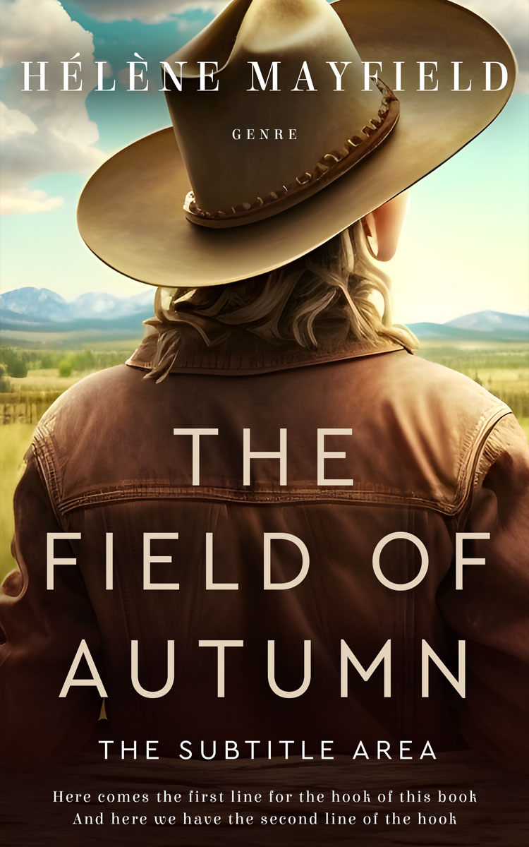 2D view of Premade Romance Book Cover - Akaroa