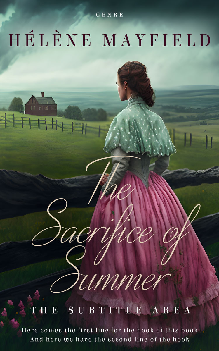 2D view of Heavy Metal #26643 - Premade Romance Book Cover