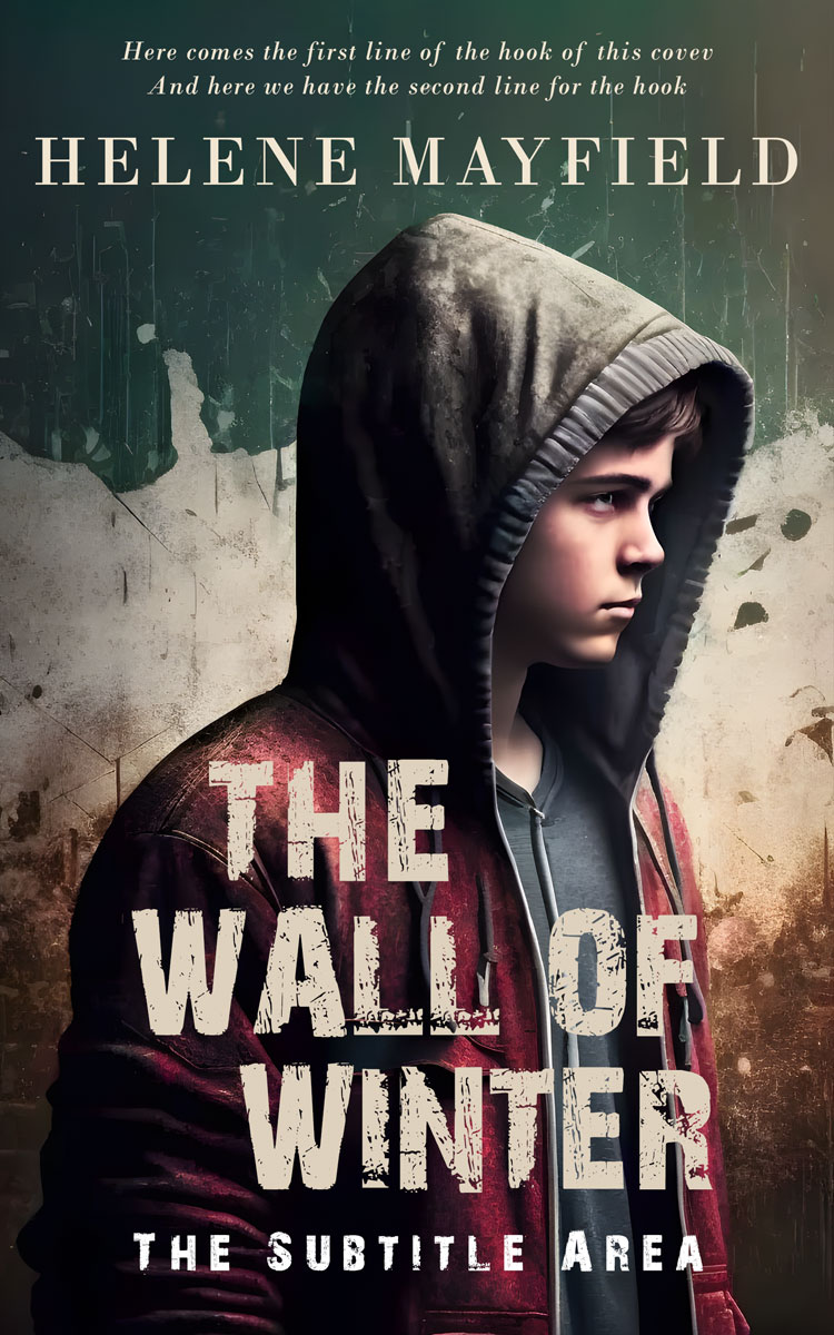 2D view of Shark #26660 - Premade Teen & Young Adult Book Cover