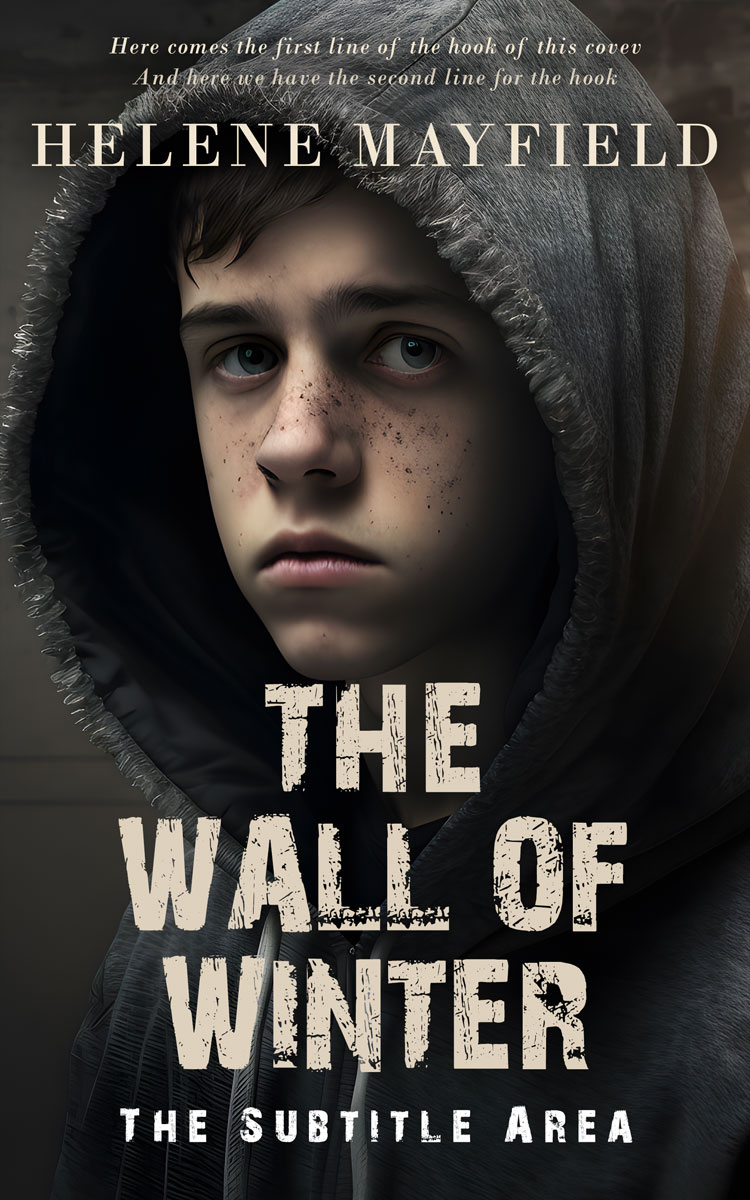 2D view of Cod Gray #26661 - Premade Teen & Young Adult Book Cover